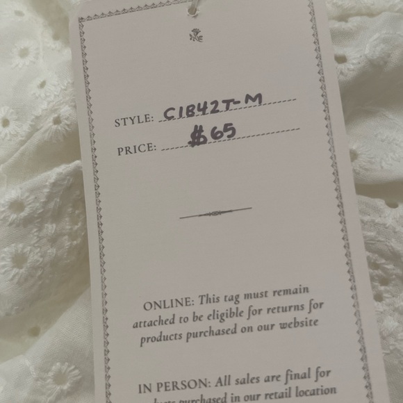 Adored Vintage Lace Blouse - Picture 6 of 6